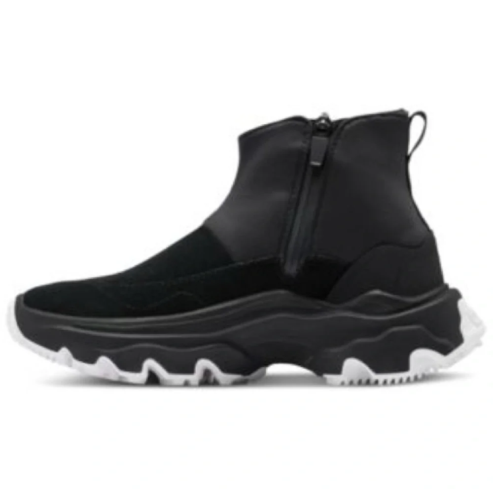Sorel Women's Kinetic Breakthru Acadia Waterproof Sneaker Booties in Black